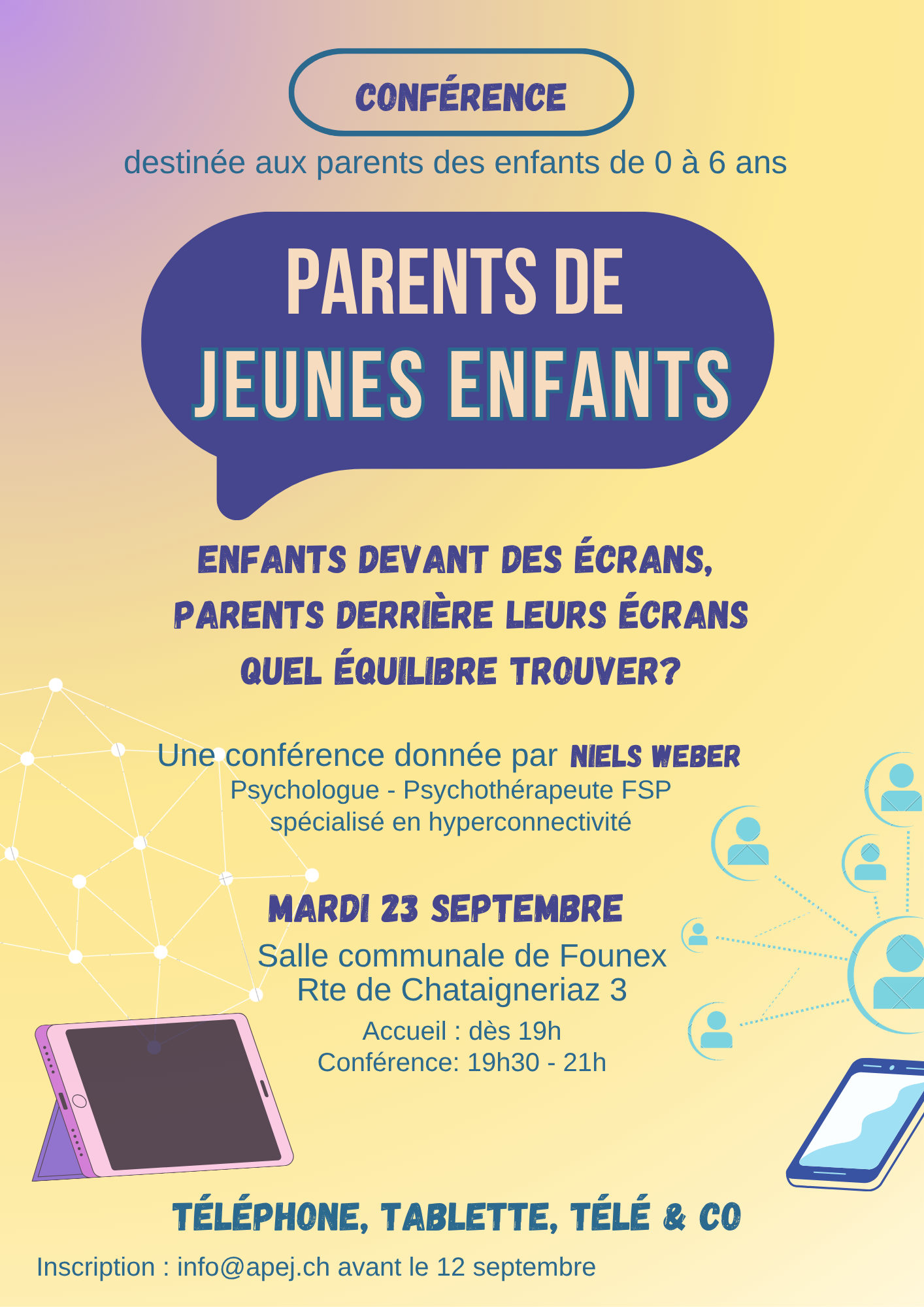Conférence Niels weber 0-6ans Conférence Niels weber 0-6ans